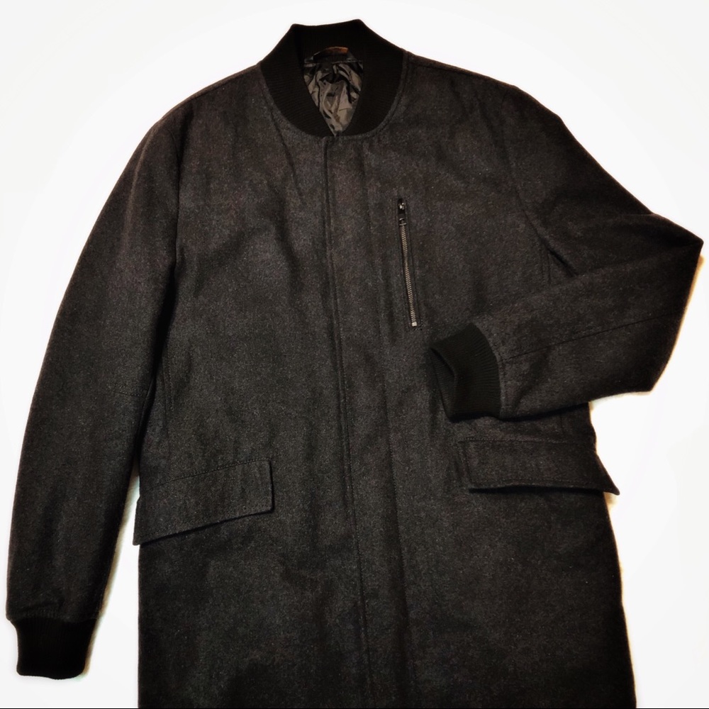 ZARA MAN • long bomber jacket lined